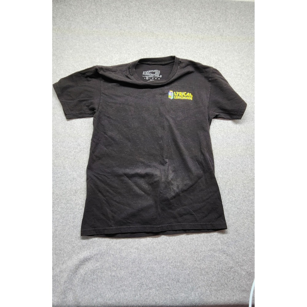 Size Medium Men's Lyrical Lemonade Black T-Shirt 2 Sided Graphic Milk Carton Tee - Picture 8 of 8